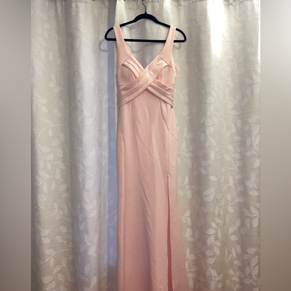Elegant Pink Sleeveless Dress